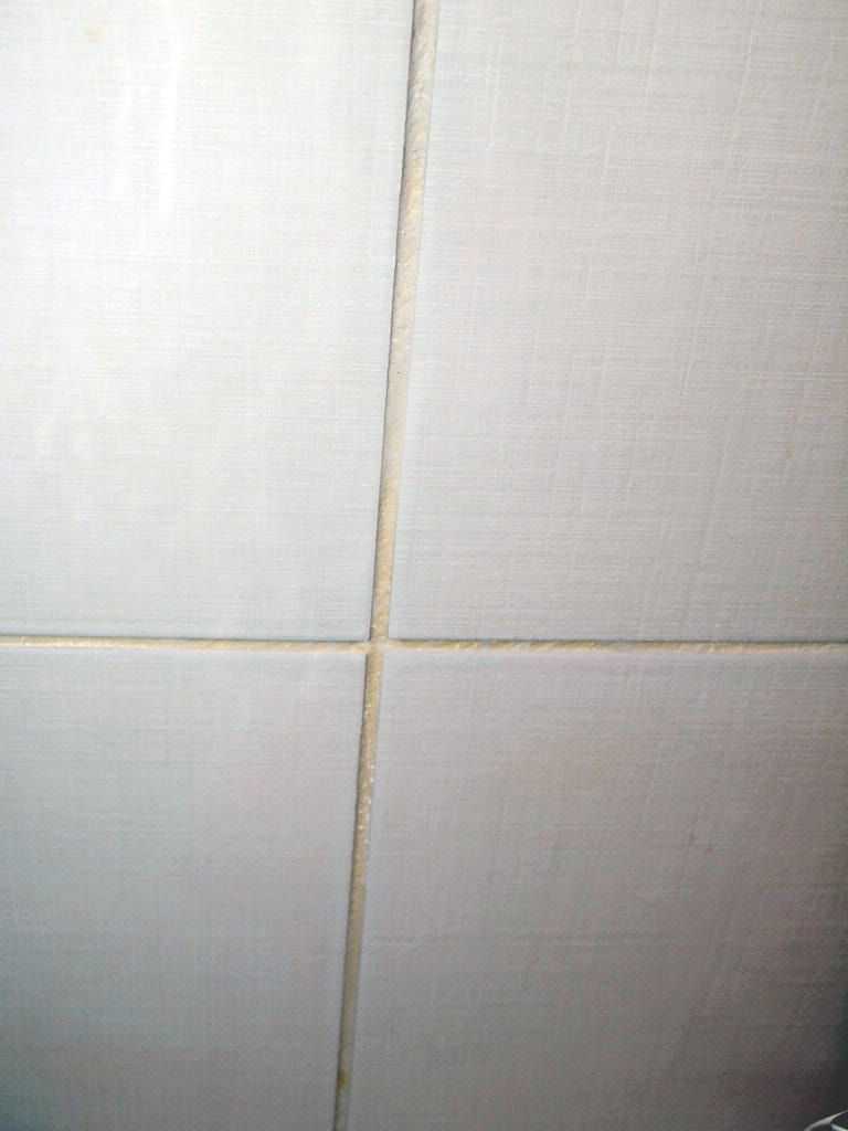 Stained grout