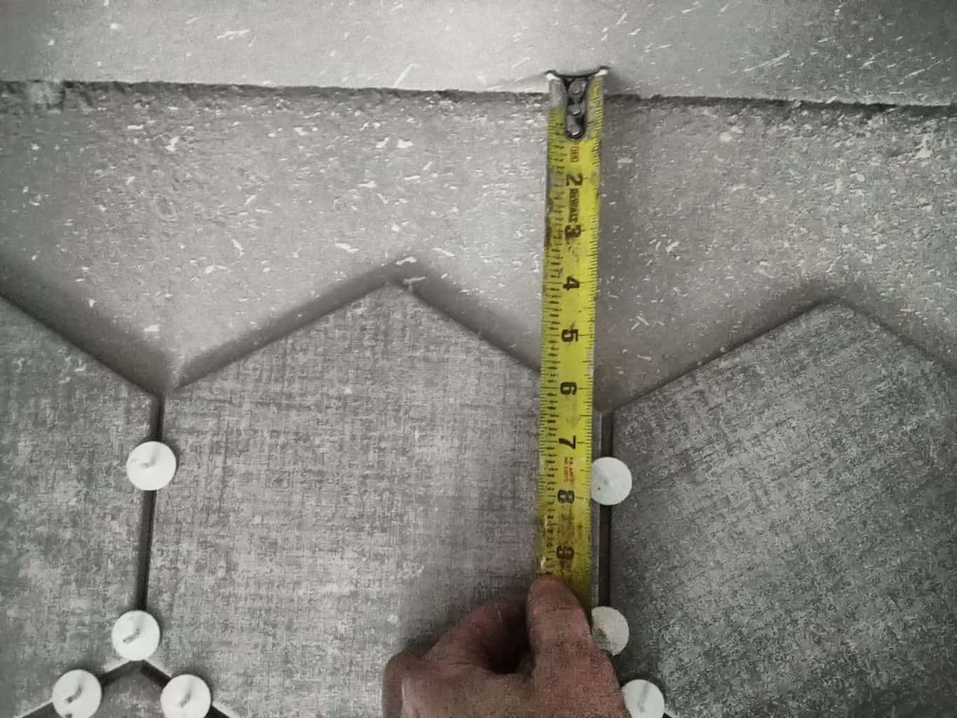 How do I install large hexagon tiles on a floor? (with helpful tips and