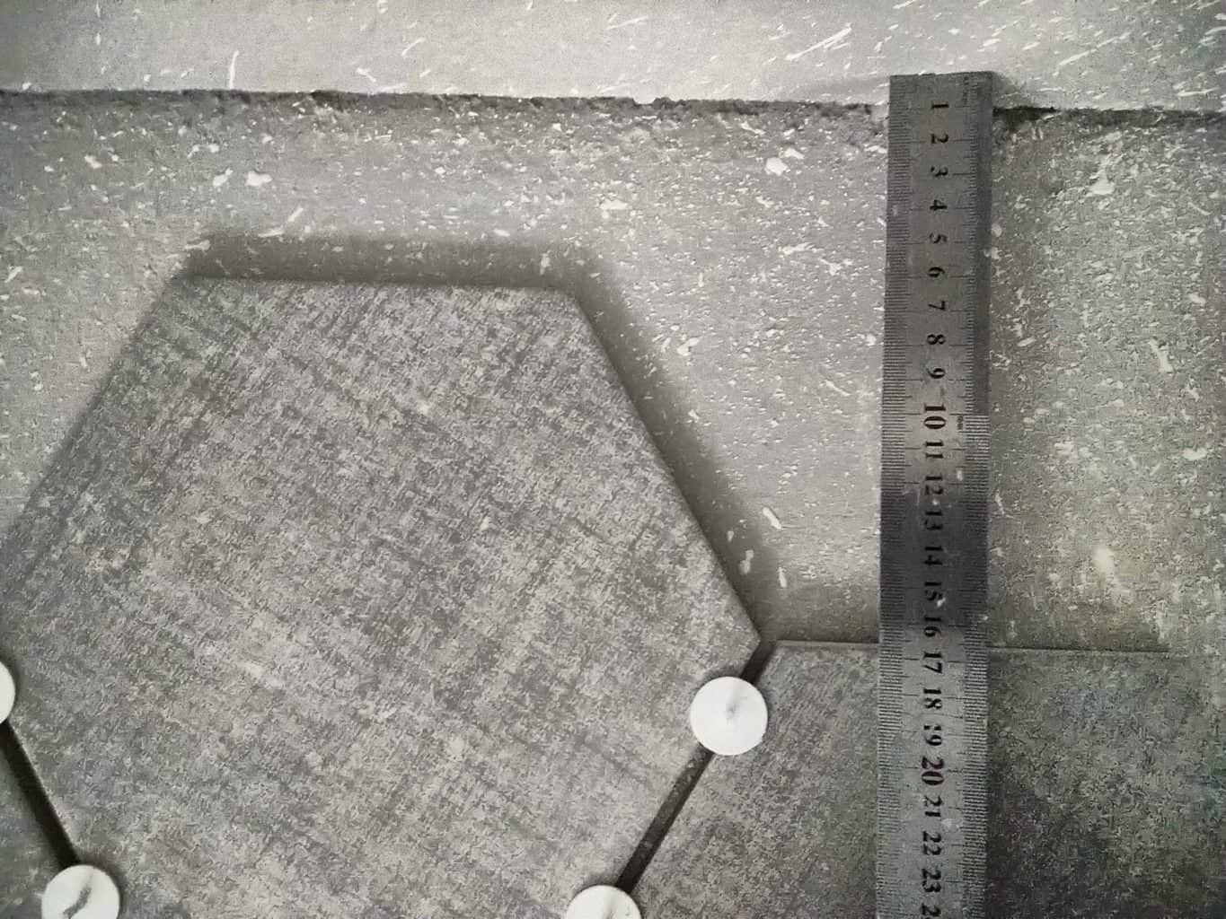 Measuring for a large cut piece