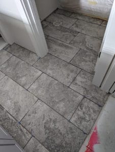 Basement bath floor set