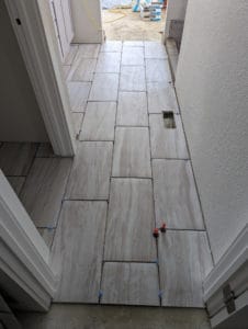 Master bath floor set