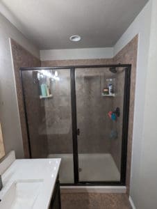 Master shower to be demo'd and replaced