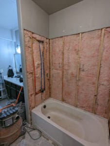 Basement tub surround demo'd2