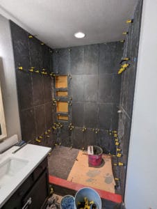 Getting close to finishing this master shower