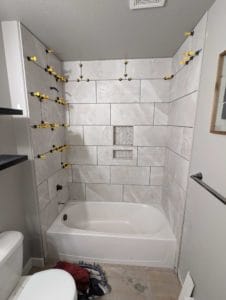 Guest tub surround fully set