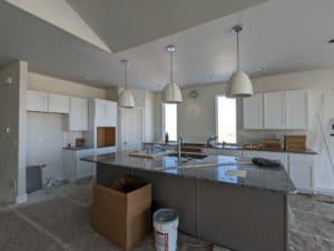 Kitchen backsplash to be tiled