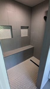 Master shower to be demo'd