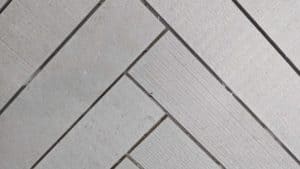 Closeup of different textures on tile