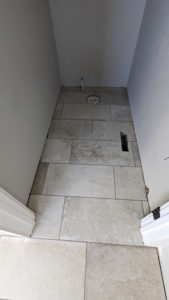 Master bath floor grouted and finished3