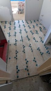 Master bath floor set