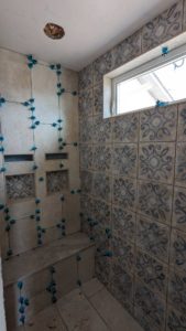 More progress on master shower