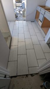 Master bath floor tiled2