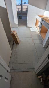 Master bath floor to be tiled2