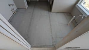 Master bath floor underlaid2