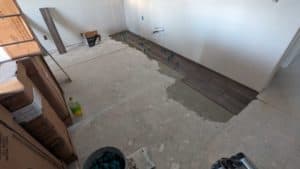 More of wet bar floor set