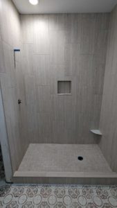 Shower grouted & finished2