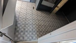 Laundry room floor tiled2