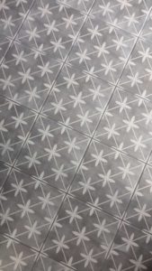 Laundry floor closeup