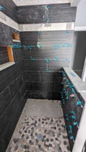 More tiles installed in master shower2