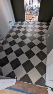 Laundry room floor set