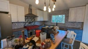 Kitchen backsplash - finished