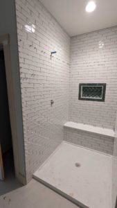 Basement shower surround fully set2