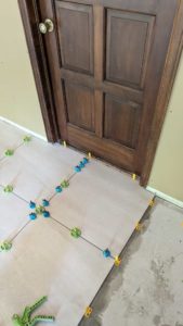 Doorway going into the pantry