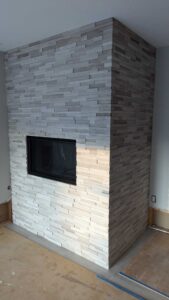 Fireplace finished