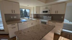 Kitchen backsplash grouted and finished3