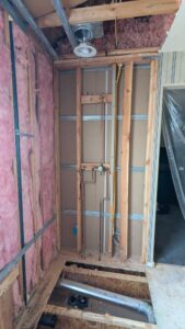 Master shower to be installed2