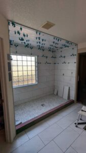 Master shower walls and ceiling set2