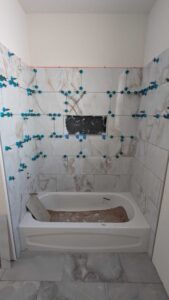 Most of tub surround set