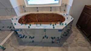 Master bathtub fully set