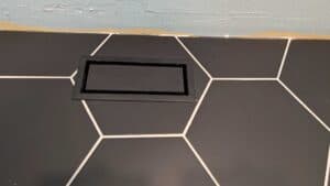 Tile-in register vent closeup