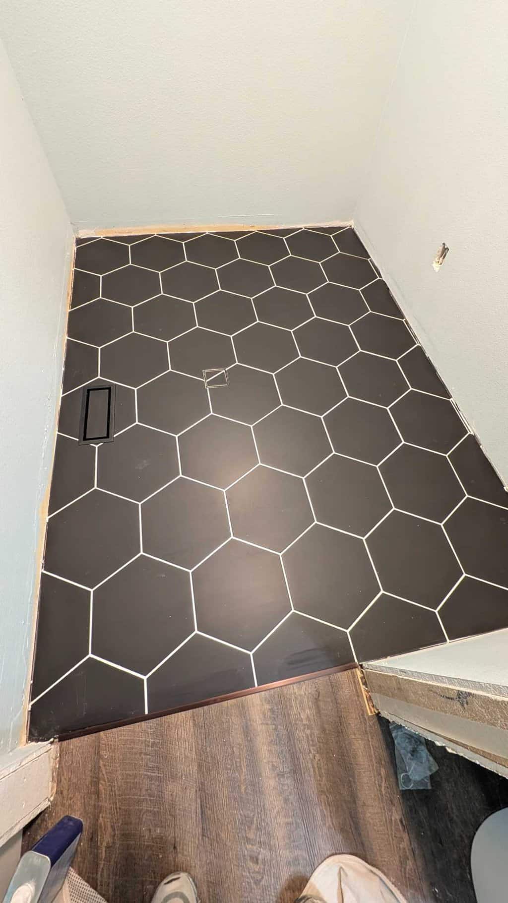 Laundry floor finished Laundry floor finished