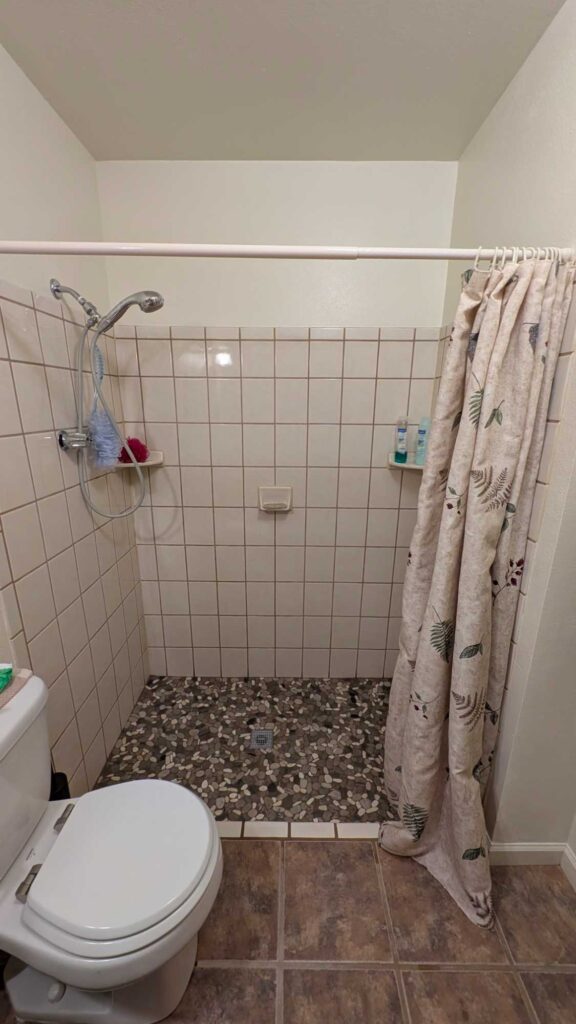 Shower floor grouted and finished3 Shower floor grouted and finished3