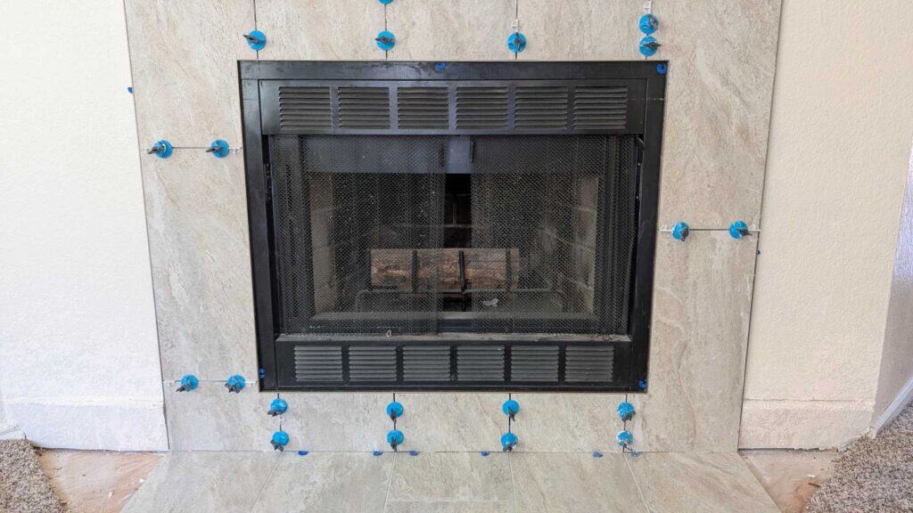 Fireplace surround fully set2