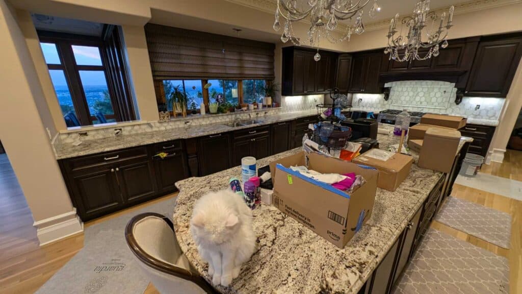 Kitchen backsplash grouted and finished2