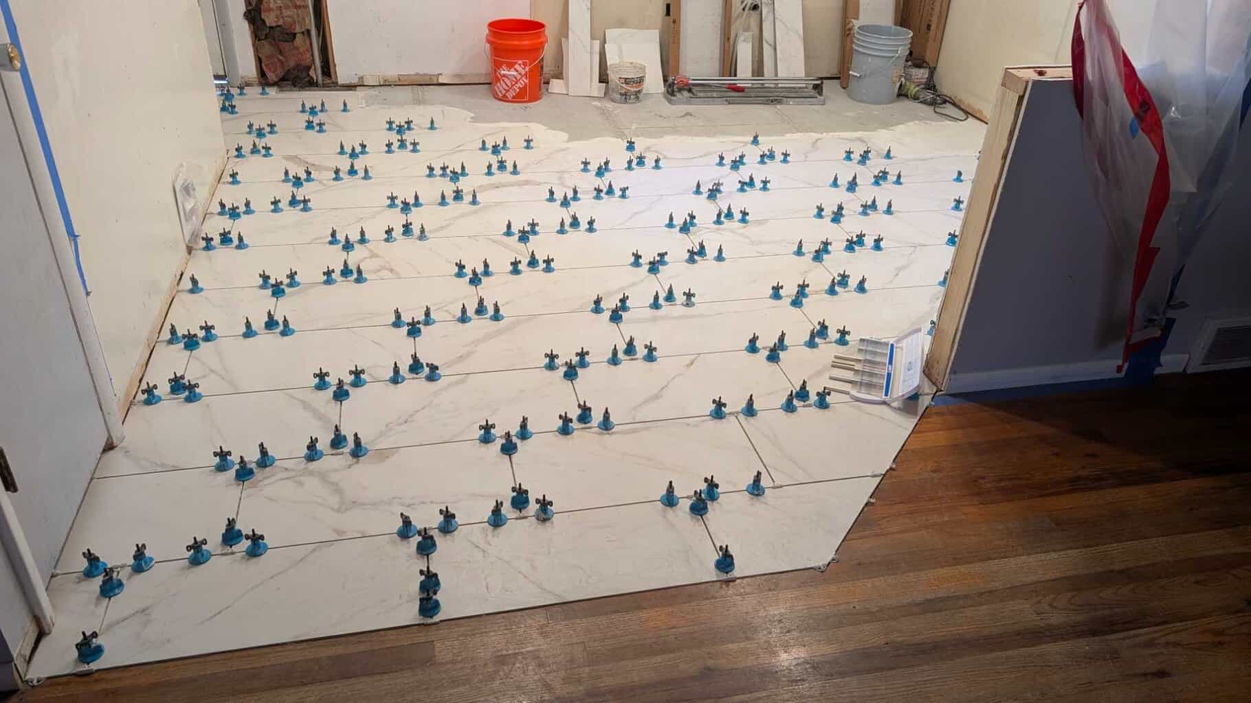 Most of kitchen floor set