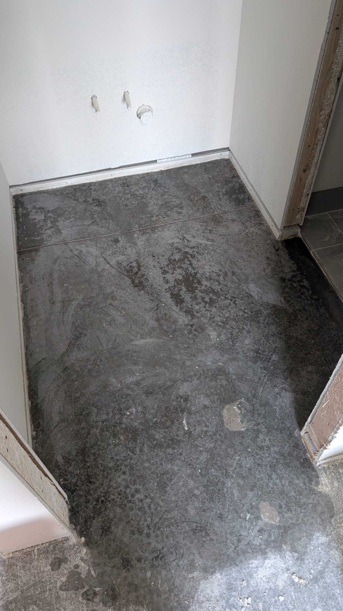 Floor to be installed