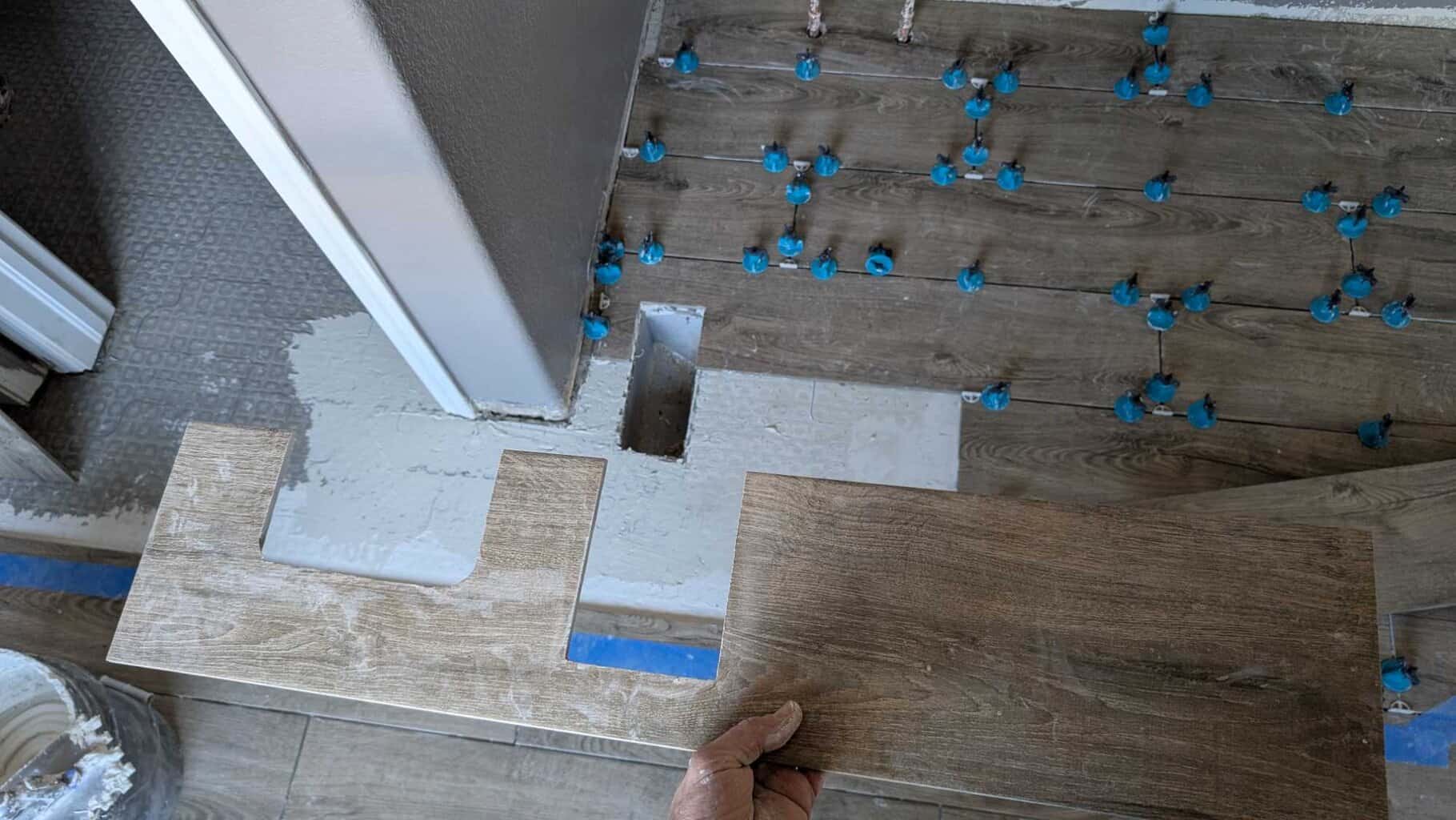 Some tricky cuts in this floor