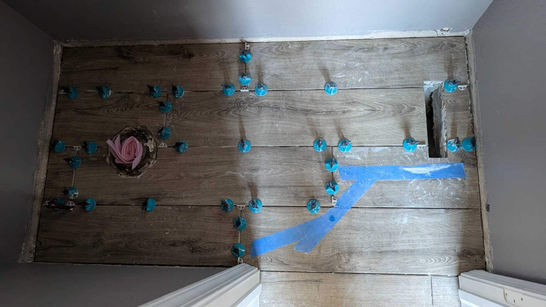 Finished installing the throne room floor