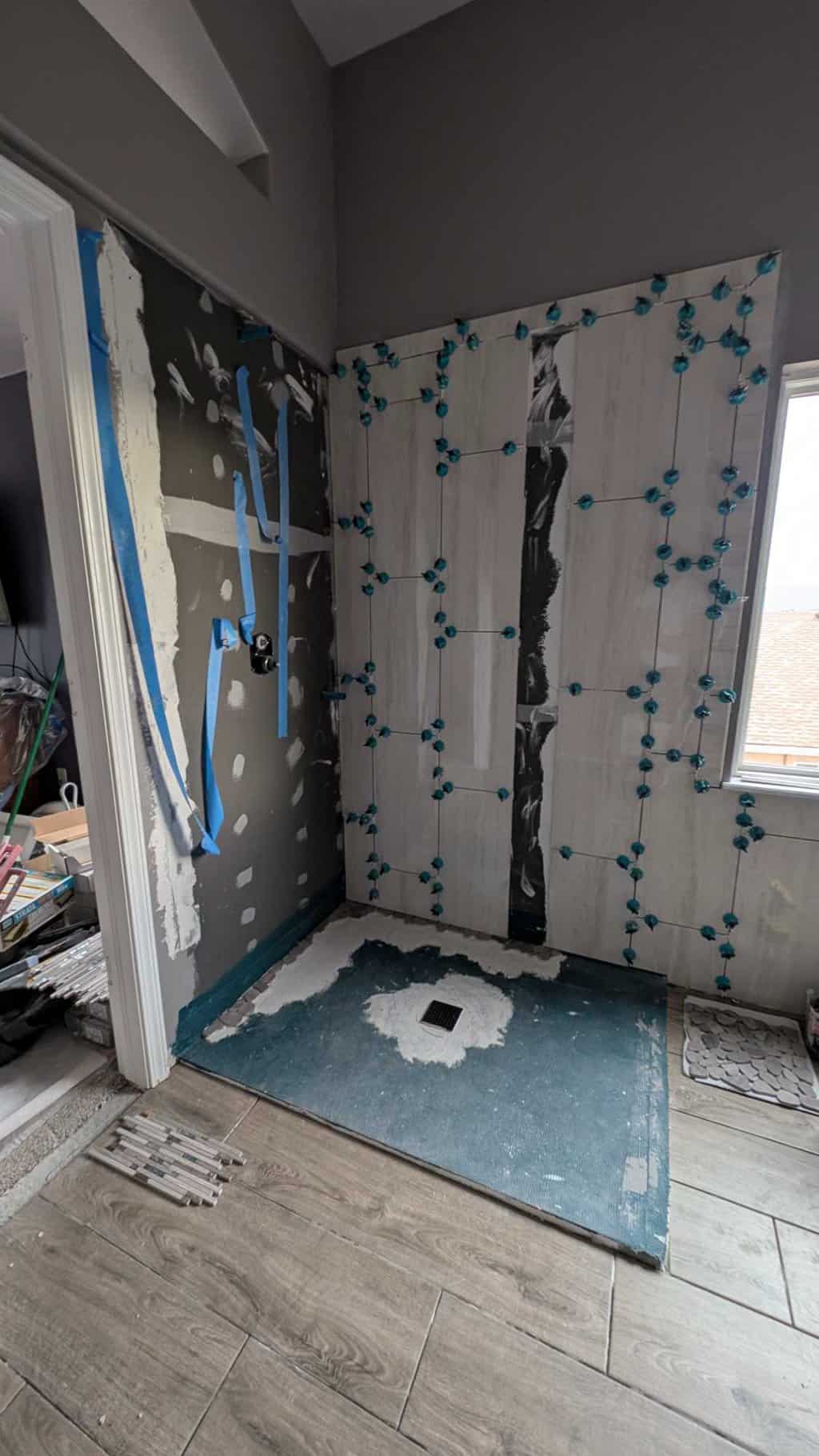 Progress on master shower