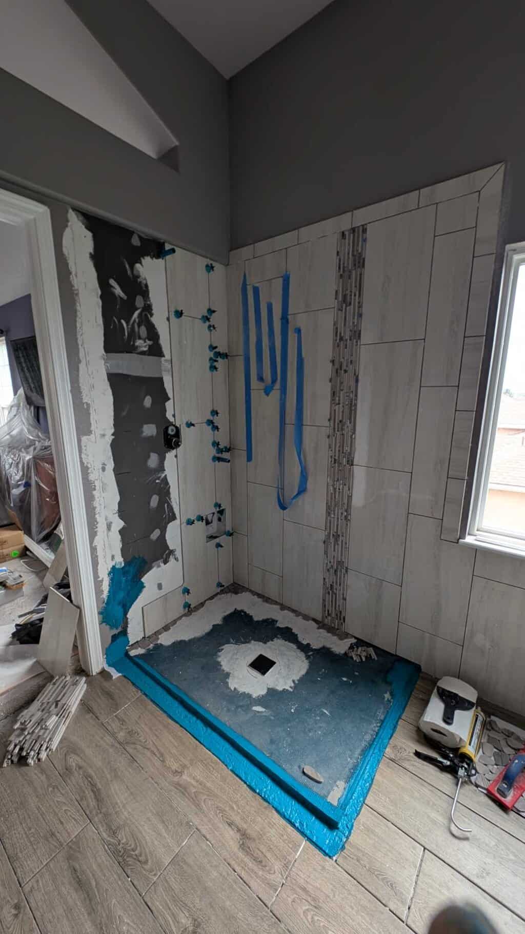 Master shower progress3