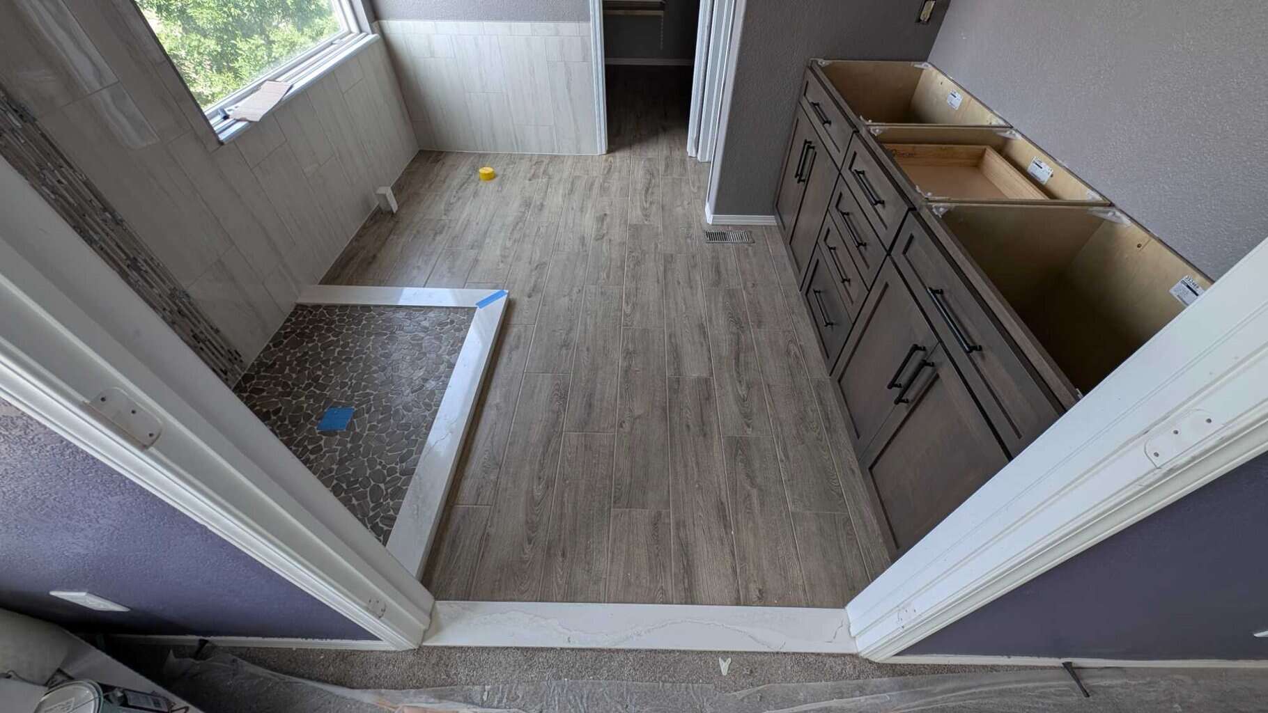 Primary bath fully completed