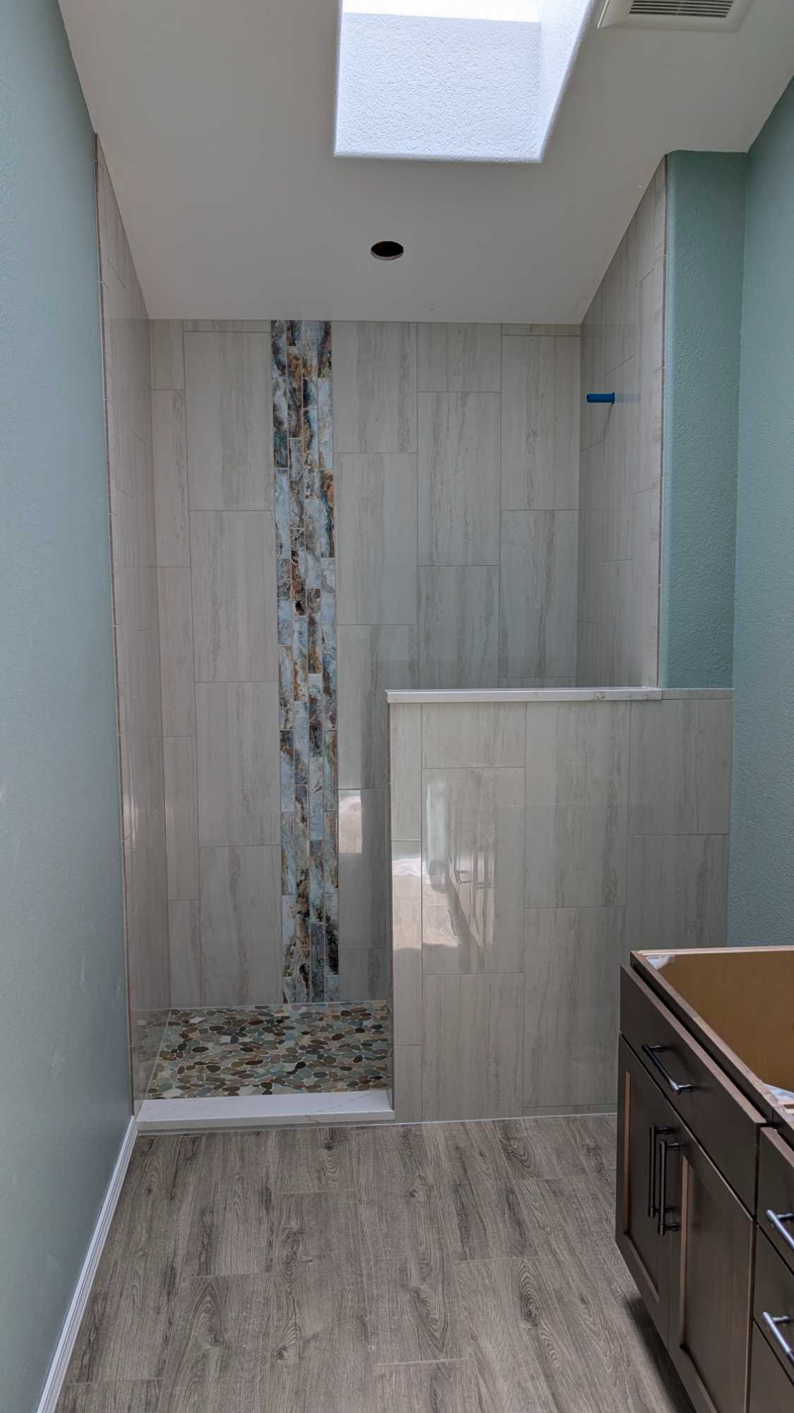 Secondary bath fully completed