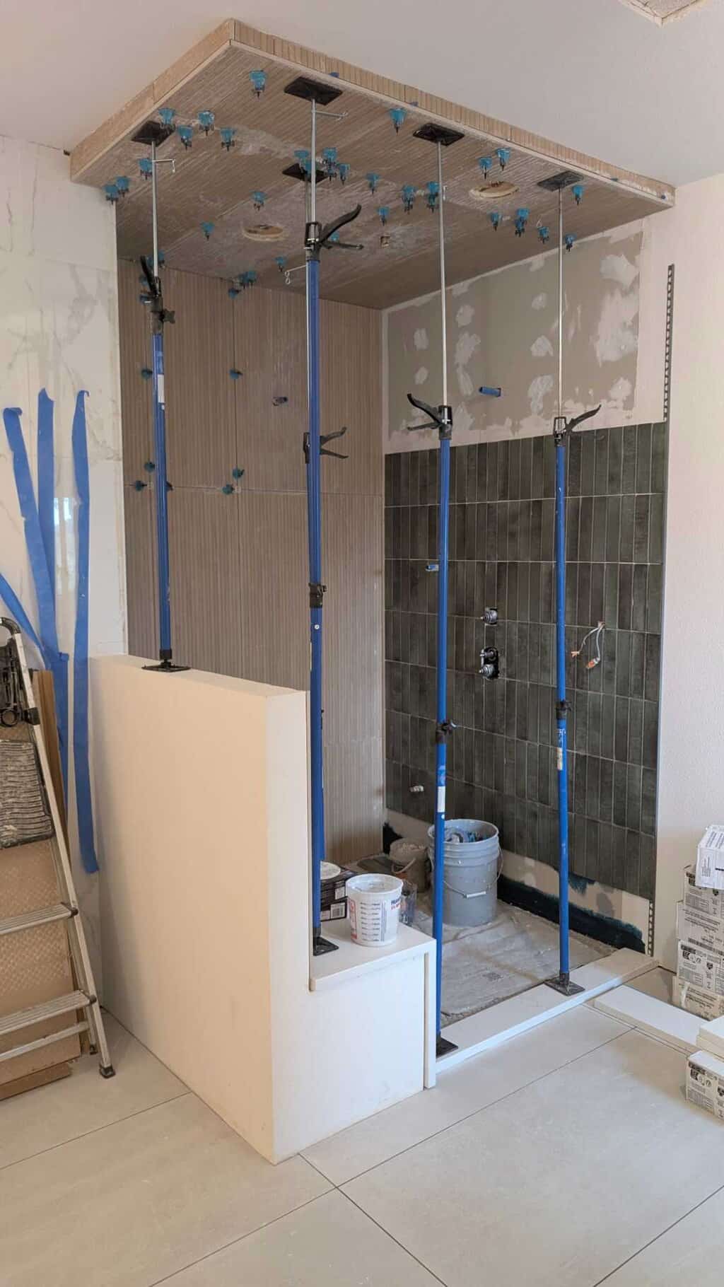 More installed on primary shower