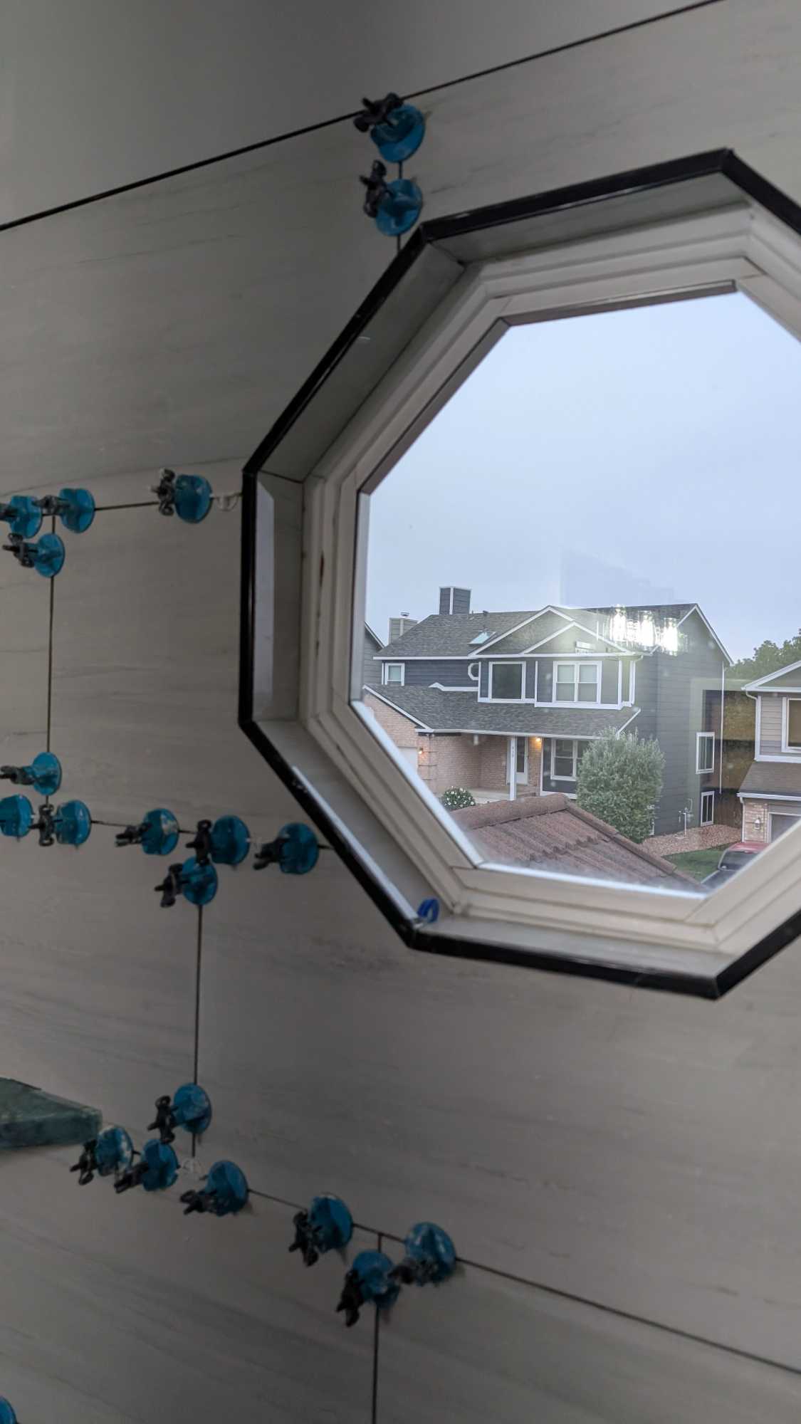 VERY time-consuming and tricky octagonal window