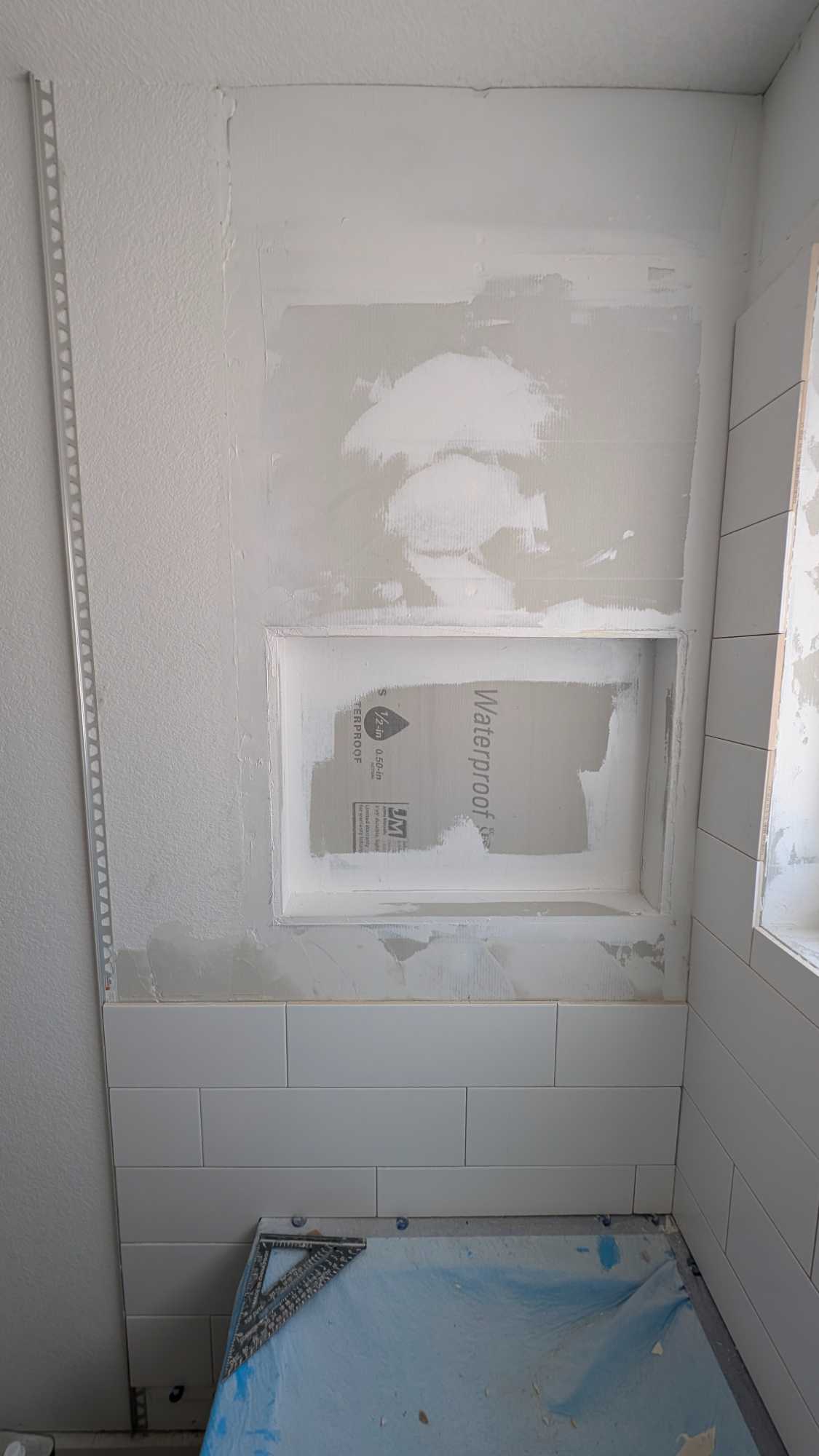 Niche built and installed