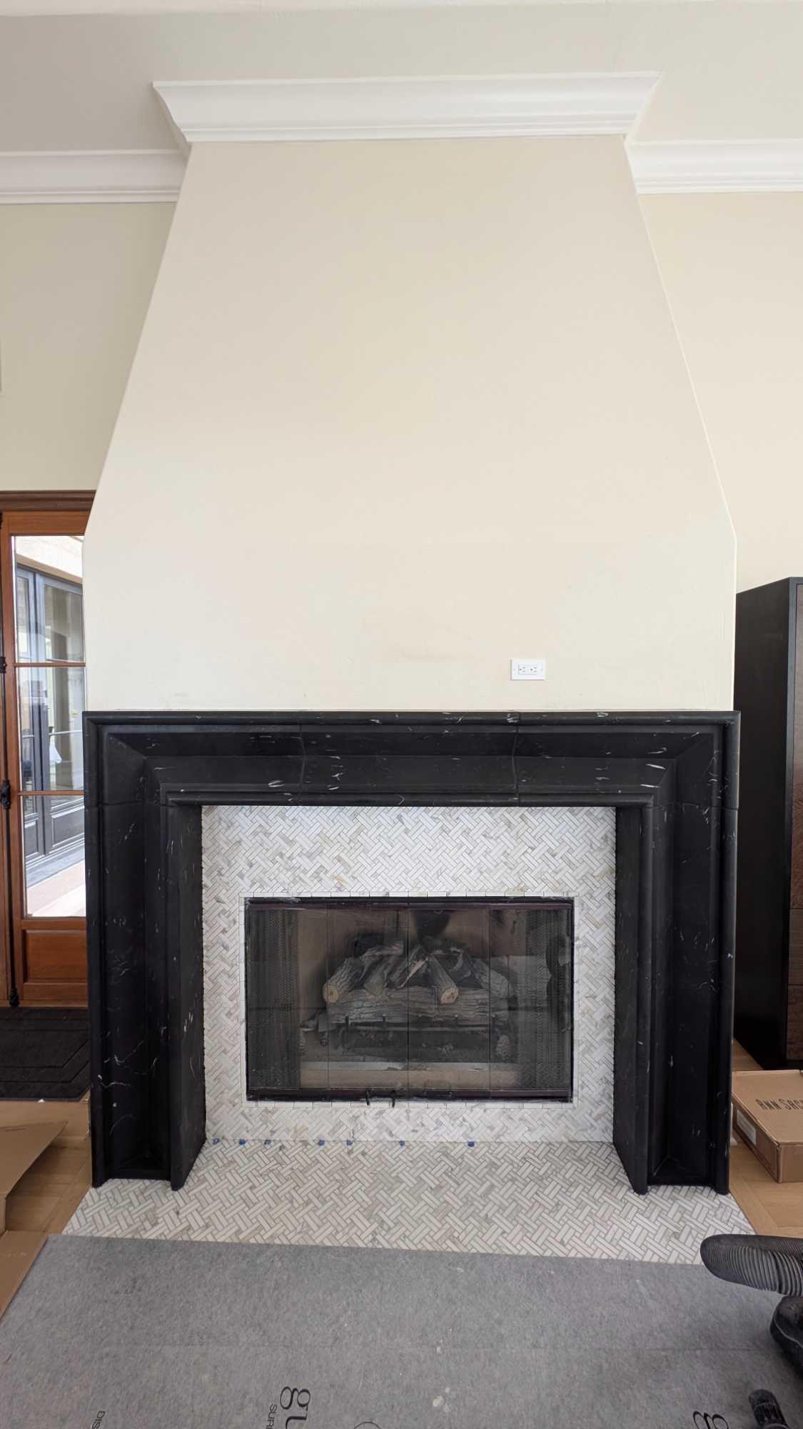Fireplace surround after